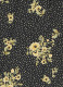 Priya Black Floral Print Puff Sleeve Midi Dress